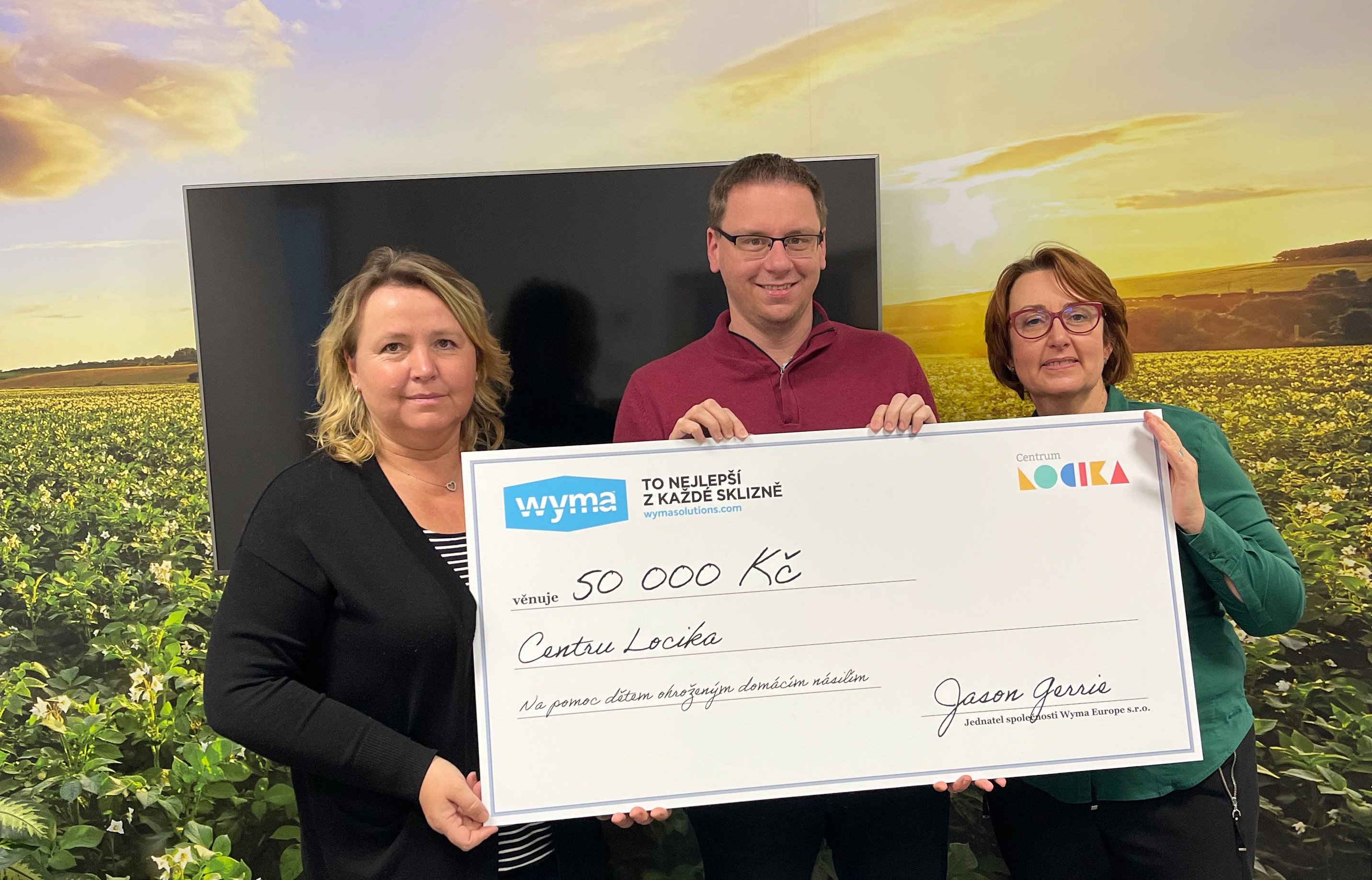 Wyma Europe Again Donates to Local Children’s Charity for Christmas