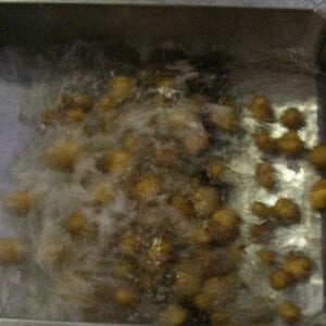Flume Destoner potatoes