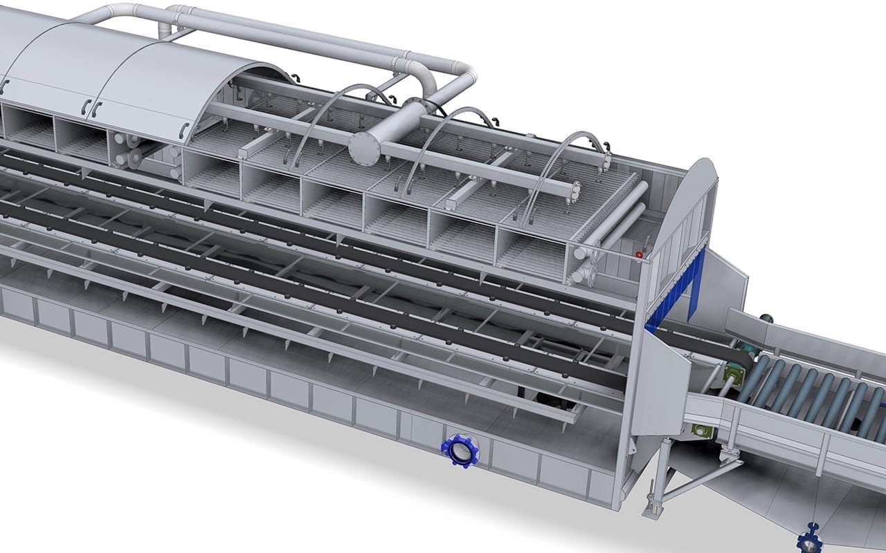 ydro-Cooler for produce in bins