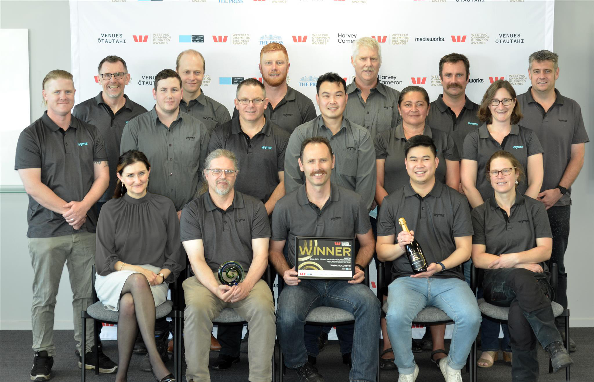Wyma Winners of Kordia Champion Producer/Manufacturer Award